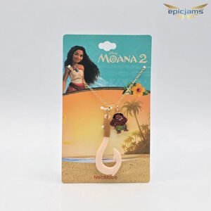 Disney Moana 2 Maui Hook Pendant Necklace New